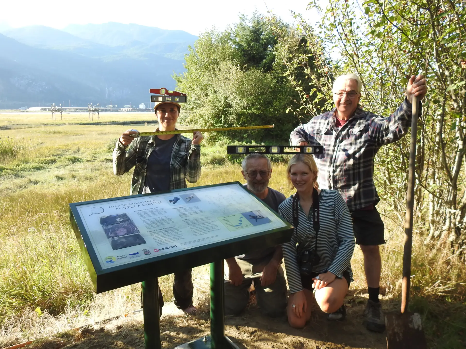Featured image for “Purple Martin Interpretive Sign Installed on the Chelem Trail”
